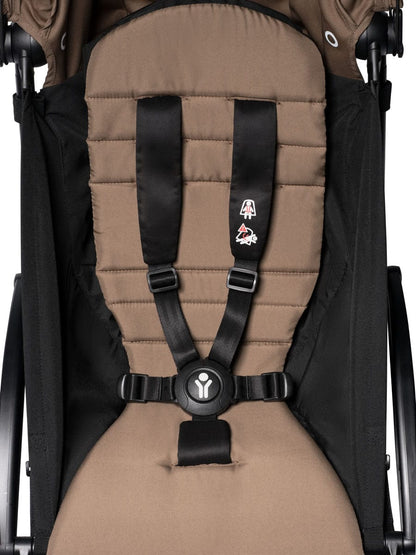 Babyzen YOYO2 6+ & Clek Liingo Travel System - White / Toffee - US10109-01-US10112-12-CARBON