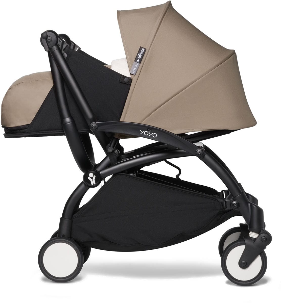 Babyzen YOYO2 Ultra Compact 0+ Stroller - Black / Taupe - 604502-604404