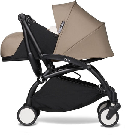 Babyzen YOYO2 Ultra Compact 0+ Stroller - Black / Taupe - 604502-604404