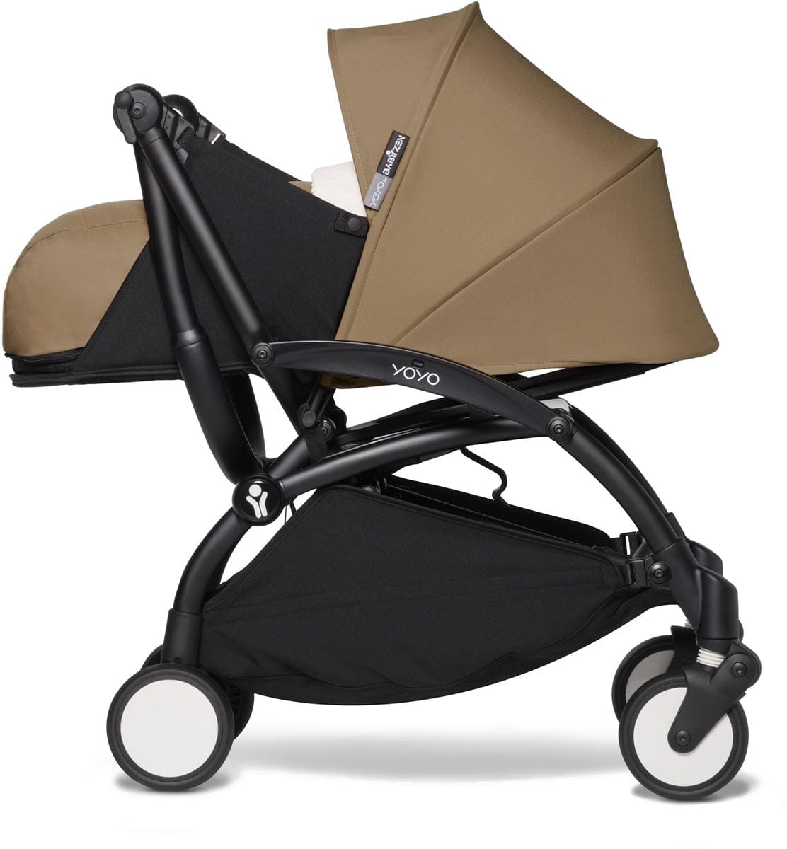 Babyzen YOYO2 Ultra Compact 0+ Stroller - Black / Toffee - 604502-604408