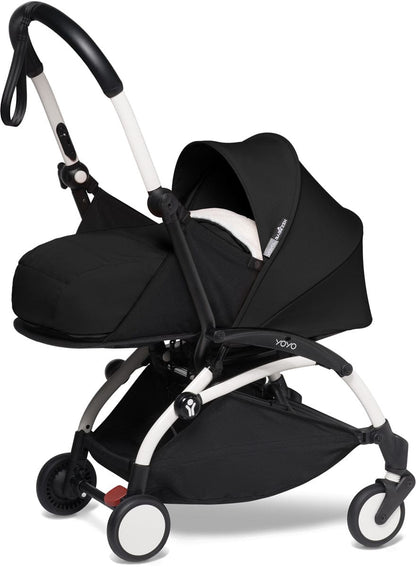 Babyzen YOYO2 Ultra Compact 0+ Stroller - White / Black - 604501-604403