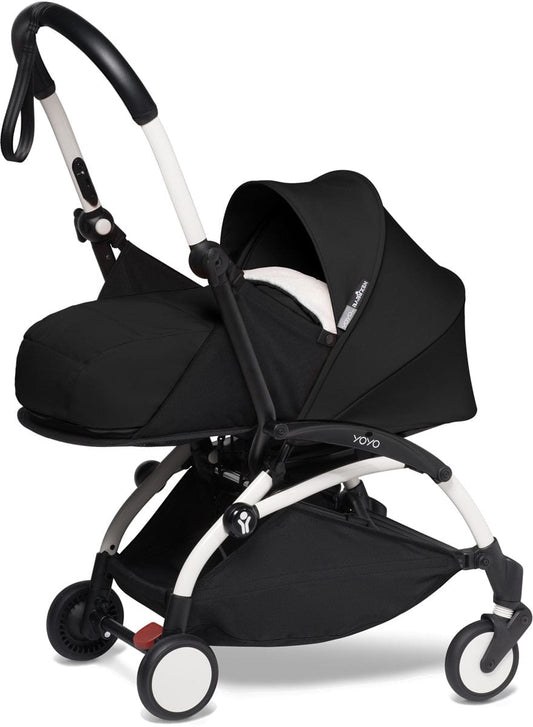 Babyzen YOYO2 Ultra Compact 0+ Stroller - White / Black - 604501-604403