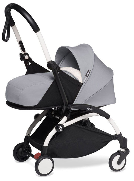 Babyzen YOYO2 Ultra Compact 0+ Stroller - White / Stone - 604501-604410