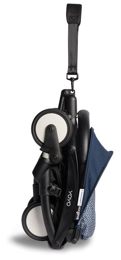 Babyzen YOYO2 Ultra Compact 6+ Stroller (One Box) - Black / Air France Blue - 624700