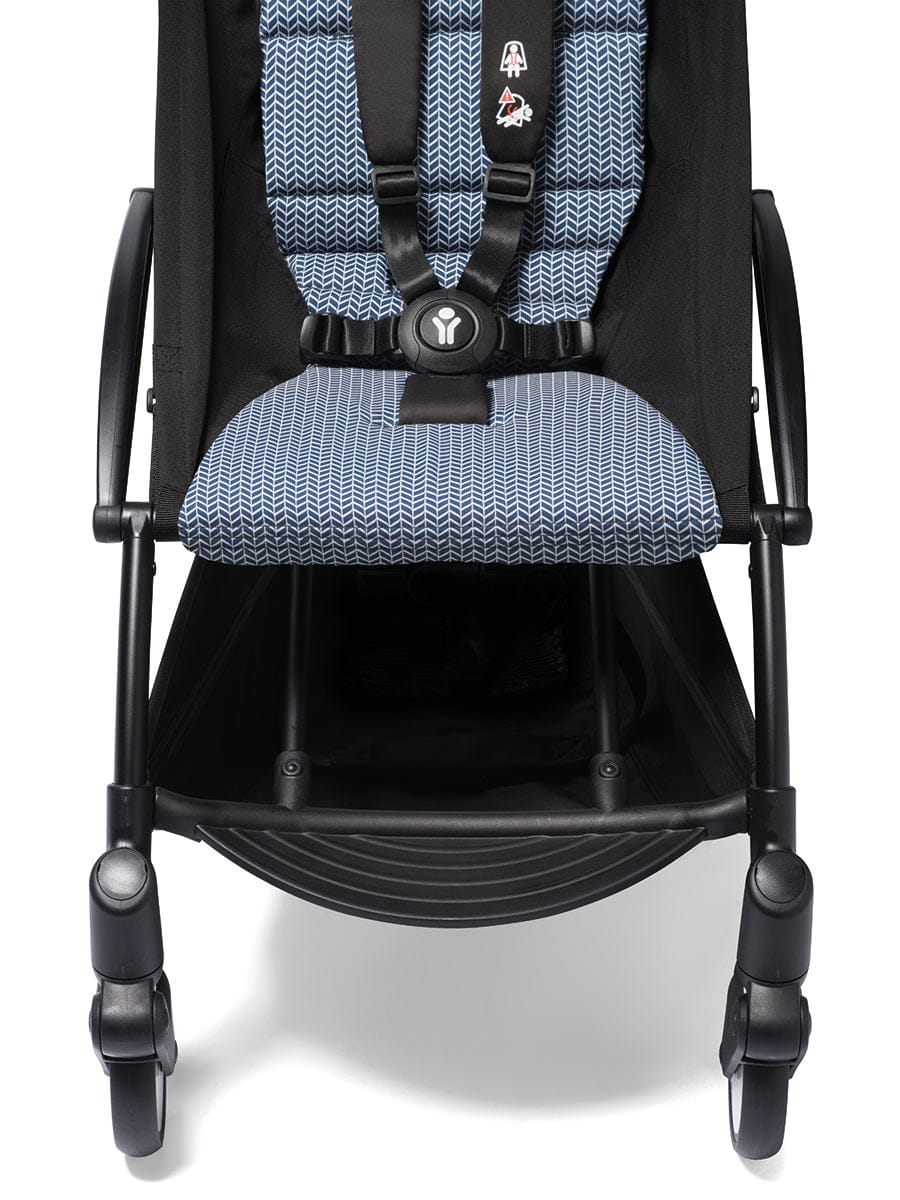 Babyzen YOYO2 Ultra Compact 6+ Stroller (One Box) - Black / Air France Blue - 624700