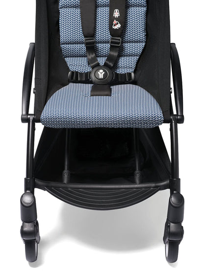 Babyzen YOYO2 Ultra Compact 6+ Stroller (One Box) - Black / Air France Blue - 624700