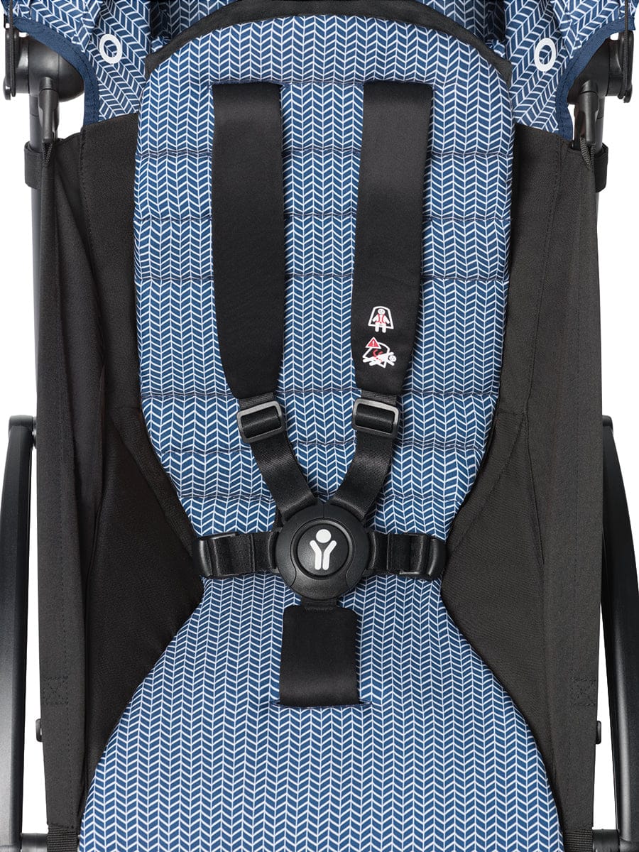 Babyzen YOYO2 Ultra Compact 6+ Stroller (One Box) - Black / Air France Blue - 624700