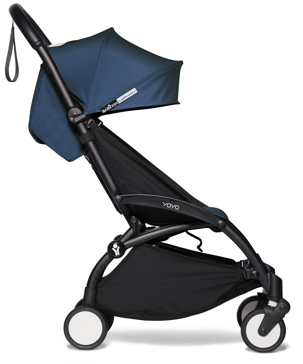 Babyzen YOYO2 Ultra Compact 6+ Stroller (One Box) - Black / Air France Blue - 624700