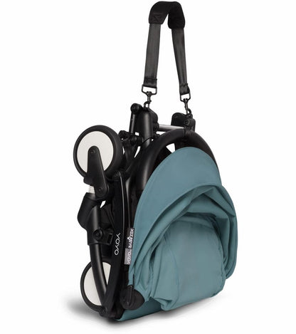 Babyzen YOYO2 Ultra Compact 6+ Stroller (One Box) - Black / Aqua - 624300