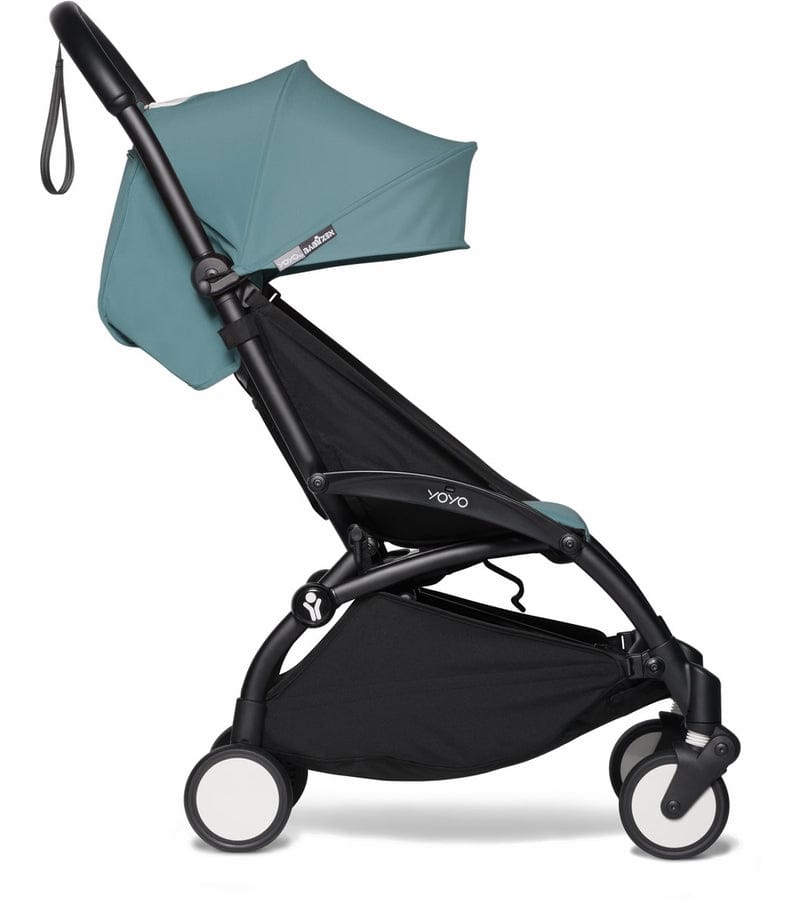 Babyzen YOYO2 Ultra Compact 6+ Stroller (One Box) - Black / Aqua - 624300