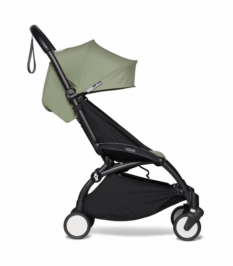 Babyzen YOYO2 Ultra Compact 6+ Stroller (One Box) - Black / Olive - 624500