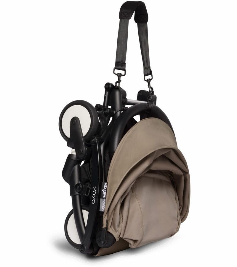 Babyzen YOYO2 Ultra Compact 6+ Stroller (One Box) - Black / Taupe - 624400