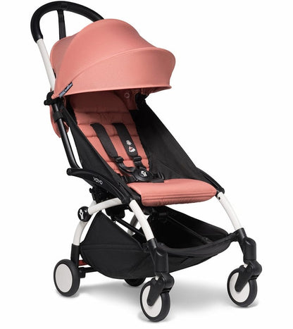 Babyzen YOYO2 Ultra Compact 6+ Stroller (One Box) - White / Ginger - 625200