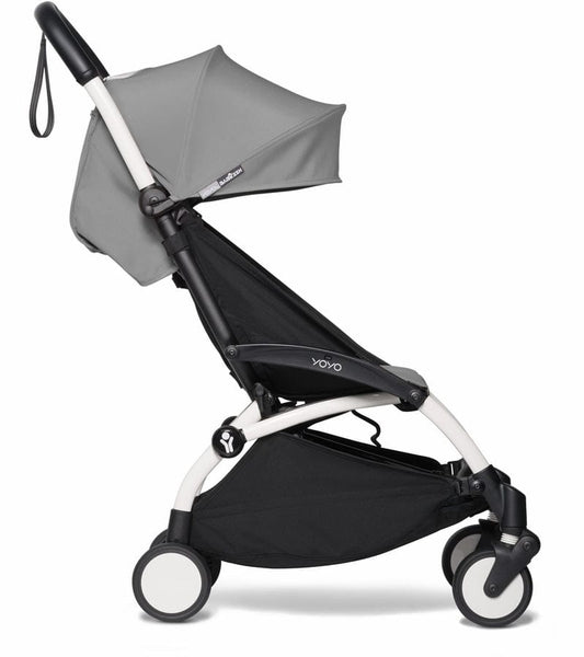 Babyzen YOYO2 Ultra Compact 6+ Stroller (One Box) - White / Grey - 625100
