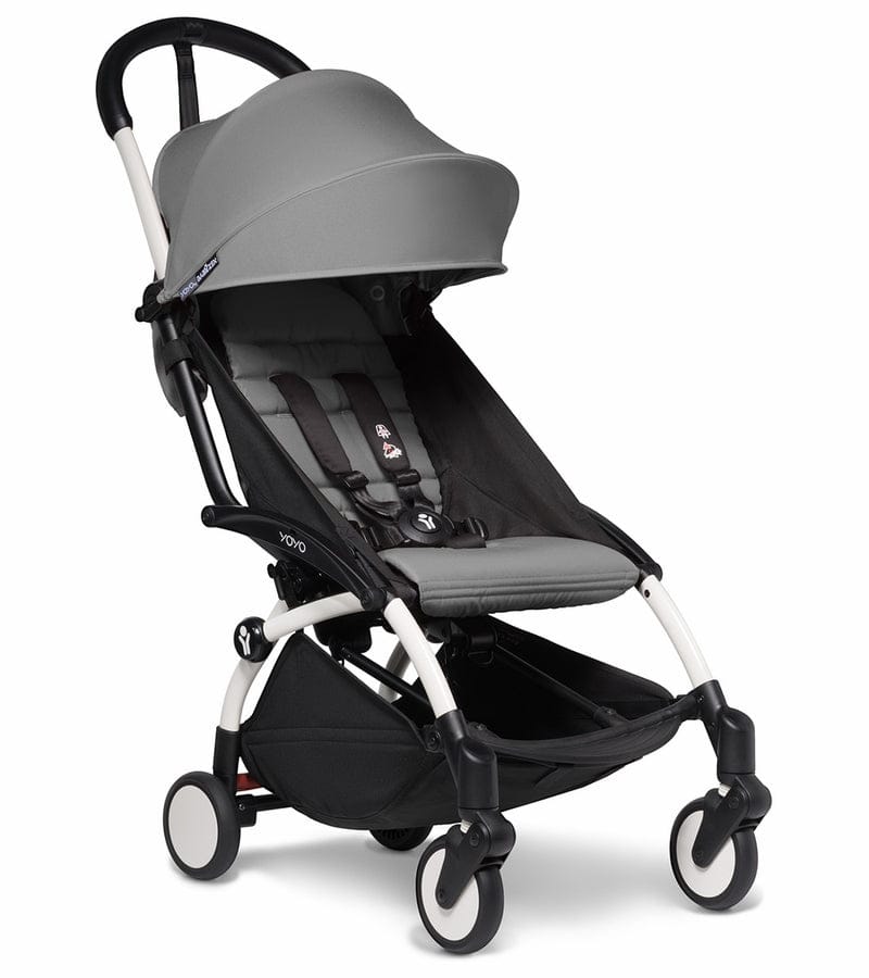 Babyzen YOYO2 Ultra Compact 6+ Stroller (One Box) - White / Grey - 625100