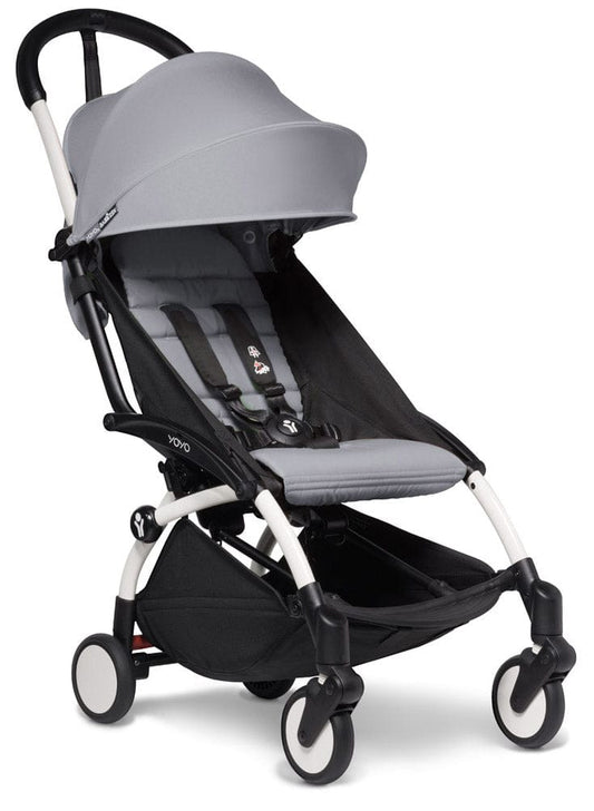 Babyzen YOYO2 Ultra Compact 6+ Stroller - White / Stone - 604501-604610