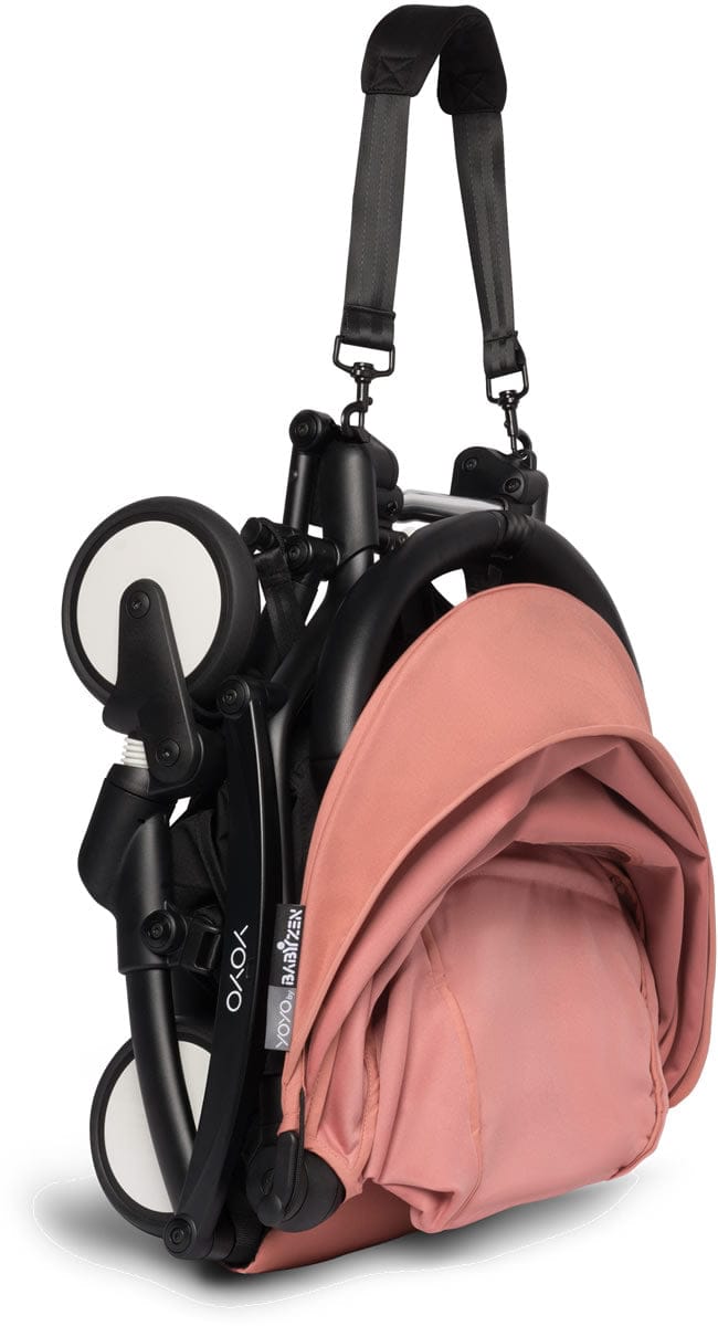 Babyzen YOYO2 Ultra Compact Complete 0+/6+ Stroller - Black / Ginger - 604502-06-GIN-US