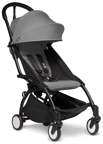 Babyzen YOYO2 Ultra Compact Complete 0+/6+ Stroller - Black / Grey - 604502-06-GRY-US
