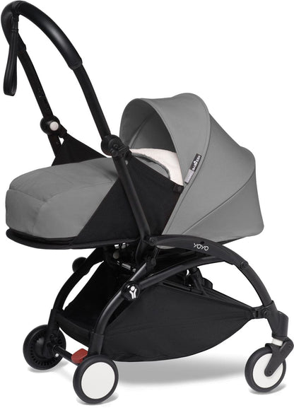 Babyzen YOYO2 Ultra Compact Complete 0+/6+ Stroller - Black / Grey - 604502-06-GRY-US