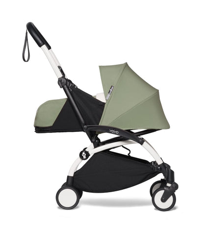 Babyzen YOYO2 Ultra Compact Complete 0+/6+ Stroller - Black / Olive - 604502-06-OLV-US