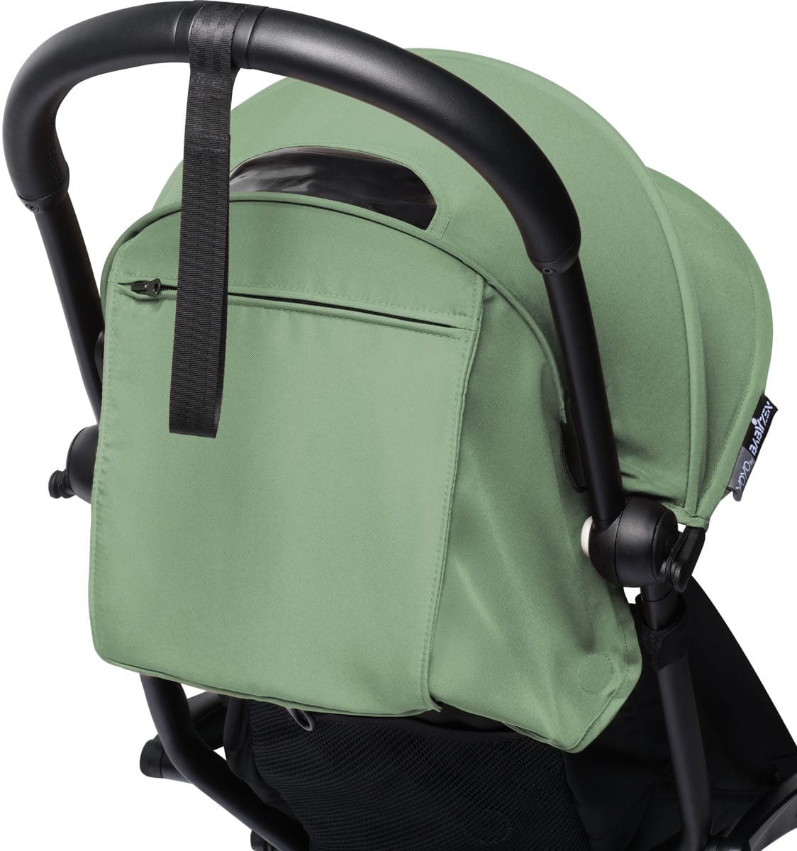 Babyzen YOYO2 Ultra Compact Complete 0+/6+ Stroller - Black / Peppermint - 604502-06-PEP-US
