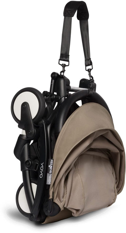Babyzen YOYO2 Ultra Compact Complete 0+/6+ Stroller - Black / Taupe - 604502-06-TPE-US