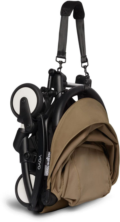 Babyzen YOYO2 Ultra Compact Complete 0+/6+ Stroller - Black / Toffee - 604502-06-TOF-US