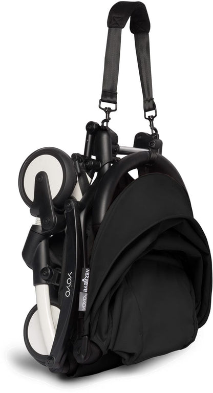 Babyzen YOYO2 6+ & Clek Liingo Travel System - White / Black - US10109-01-US10104-05-CARBON