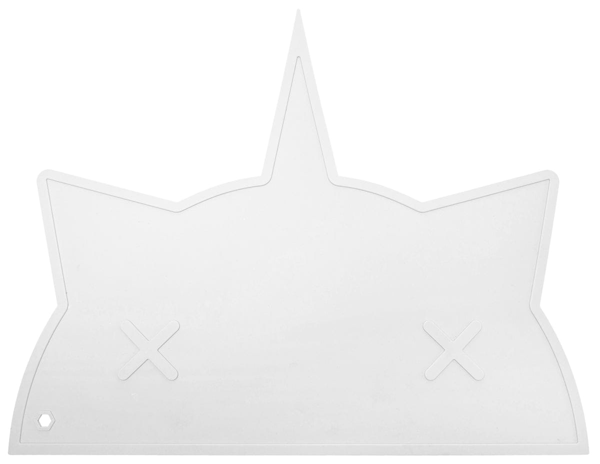 BamBamBoom Non-Slip Silicone Placemat - Unicorn-Cat White - CAT001