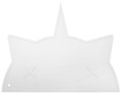 BamBamBoom Non-Slip Silicone Placemat - Unicorn-Cat White - CAT001