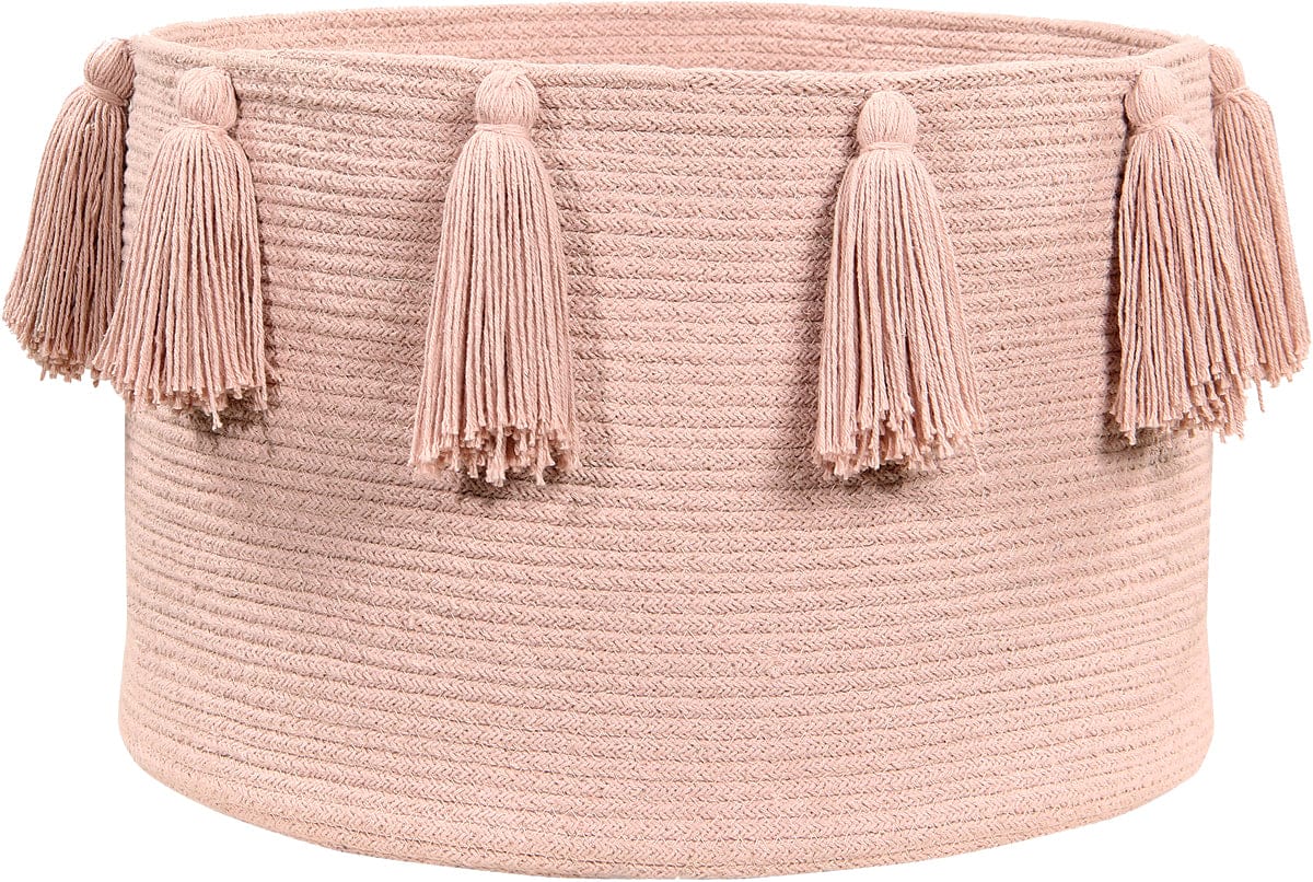 Lorena Canals Tassels Basket - Vintage Nude - BSK-TAS-VINTNU