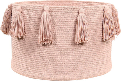 Lorena Canals Tassels Basket - Vintage Nude - BSK-TAS-VINTNU
