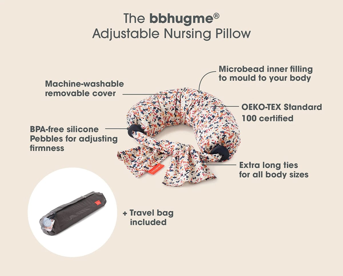 bbhugme Nursing Pillow - Dots - 131628