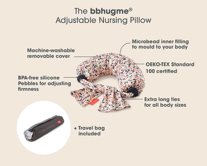 bbhugme Nursing Pillow - Dots - 131628