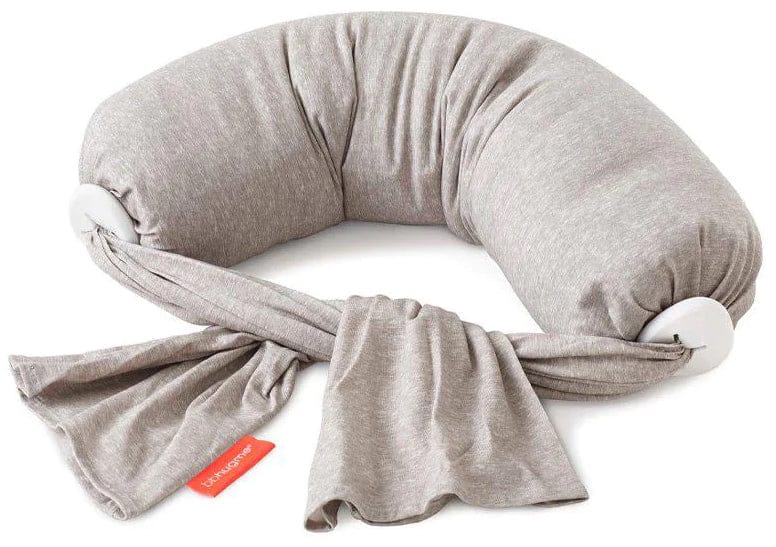 bbhugme Nursing Pillow - Grey Melange / Vanilla