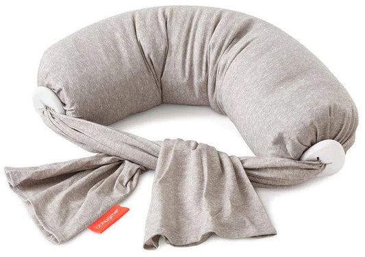 bbhugme Nursing Pillow - Grey Melange / Vanilla - 131697