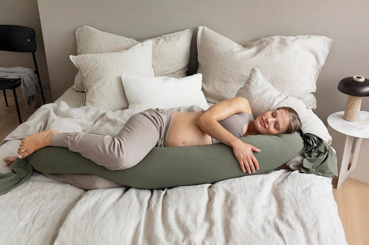 bbhugme Pregnancy Pillow - Dusty Olive / Black - 131833