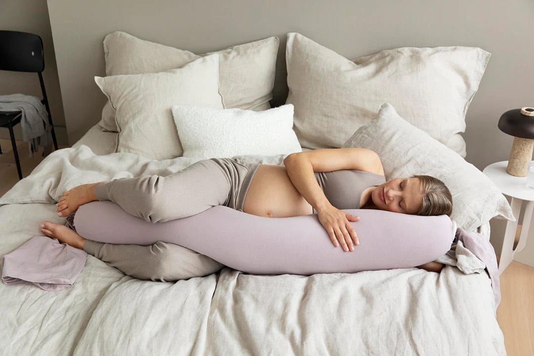 bbhugme Pregnancy Pillow - Dusty Pink / Vanilla