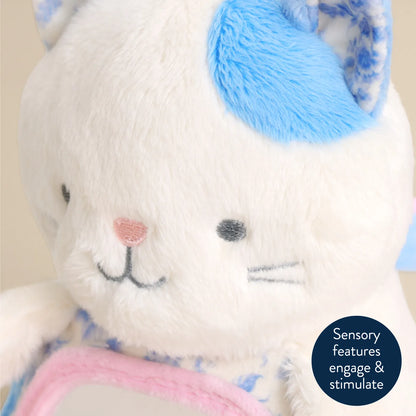 Itzy Ritzy Itzy Bitzy Mirror Kitty Tummy Time Sensory Toy
