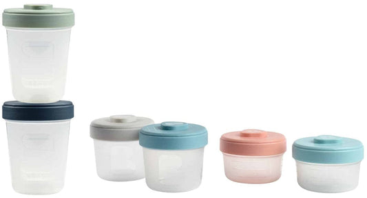 Beaba Baby Food Clip Containers Set of 6 - Medium - 913498