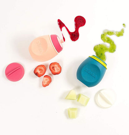 Beaba BabySqueez, 2 Pack - Peacock