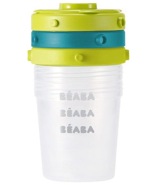 Beaba Clip Containers - Peacock - 912481