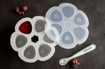 BEABA Multiportions 3oz Silicone Tray - Cloud - 912806