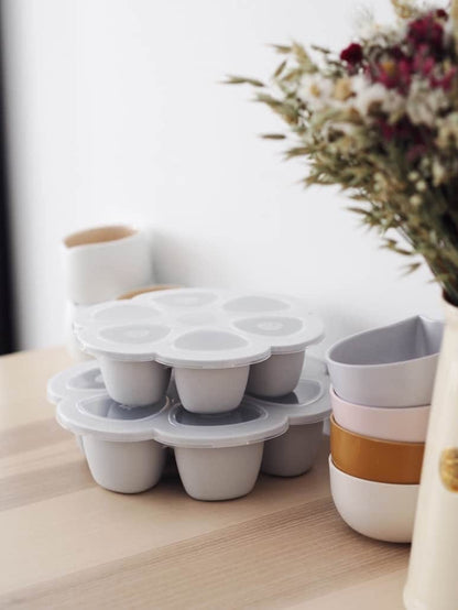 BEABA Multiportions 3oz Silicone Tray - Cloud - 912806