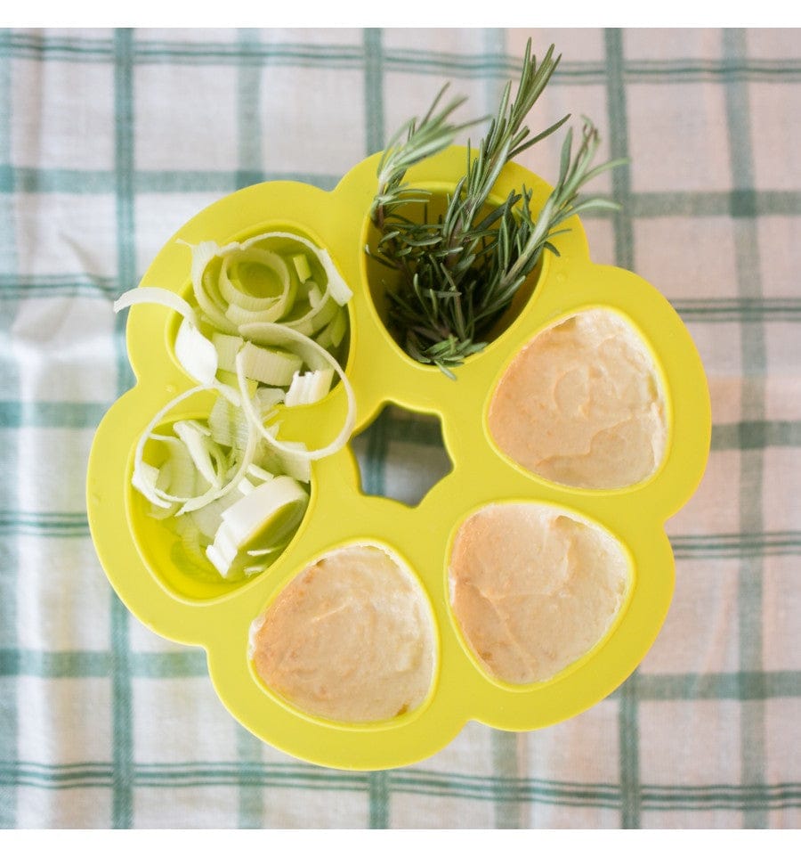 Beaba Multiportions 3oz Silicone Tray - Neon