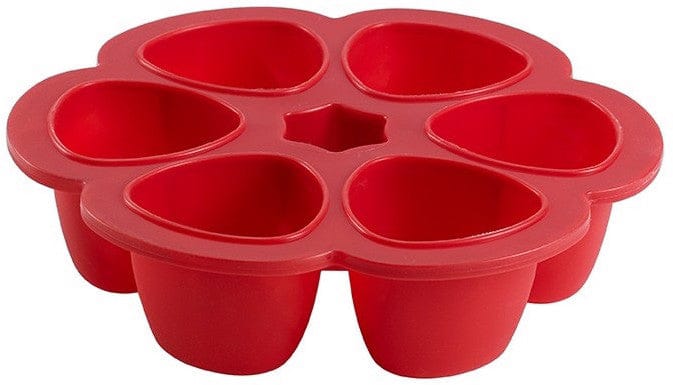 Beaba Multiportions 5oz Silicone Tray - Cherry