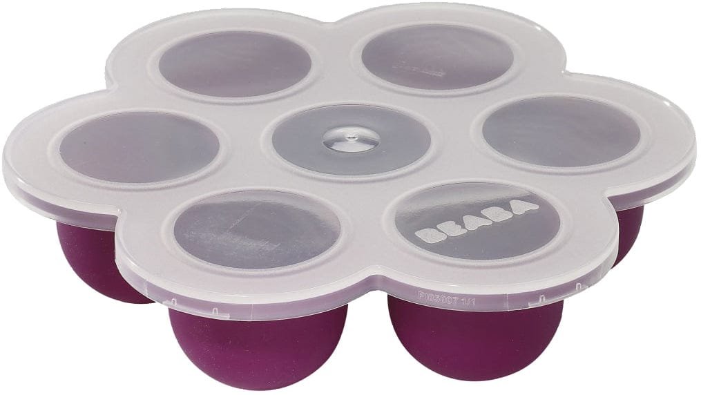 Beaba Multiportions Freezer Tray in Plum