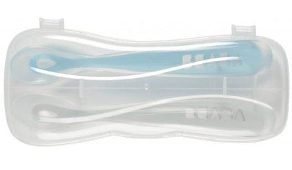 Beaba Set of 2 Spoon Travel Set - Cloud/Rain - 913468