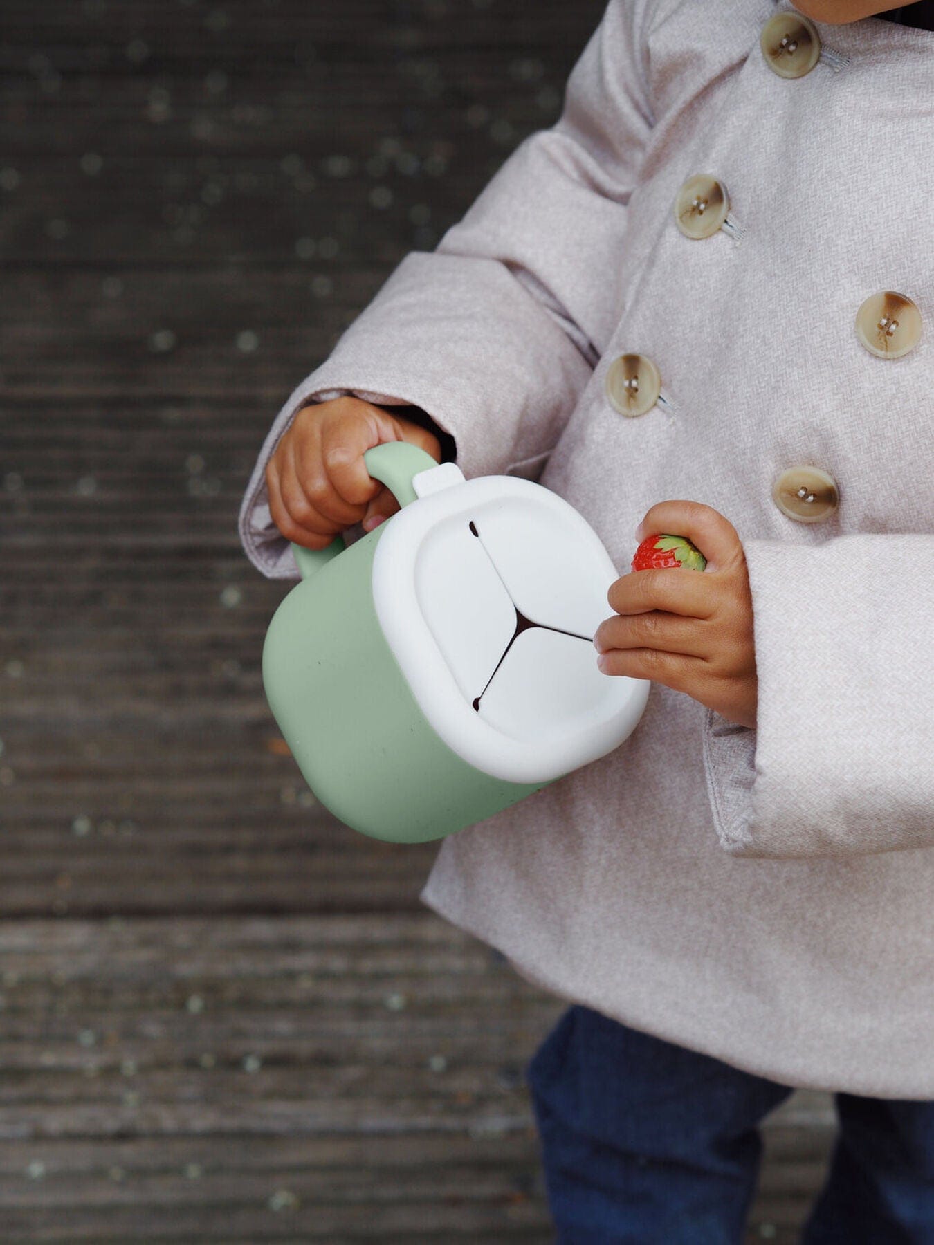 Beaba Silicone Snack Cup - Sage - 913564