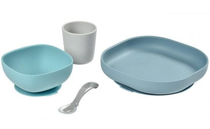 Beaba Silicone Suction Meal Set - Rain - 913472